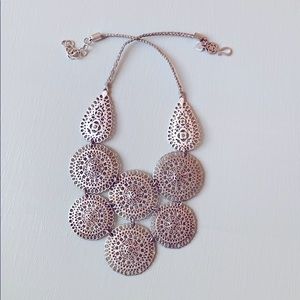 Stella & Dot silver Medina necklace